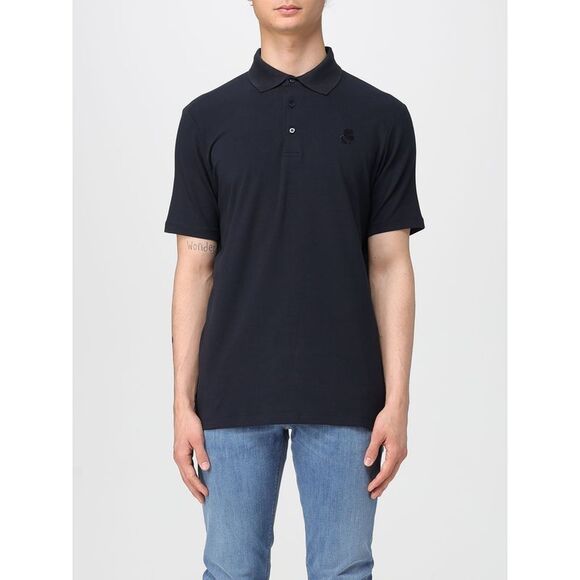 Karl Lagerfeld Polo Shirt Men Blue
